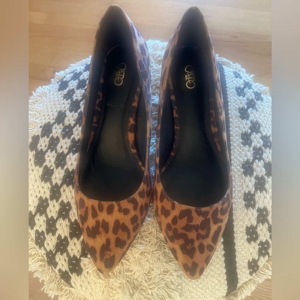 Cato  Chic Leopard Print Women's Pumps